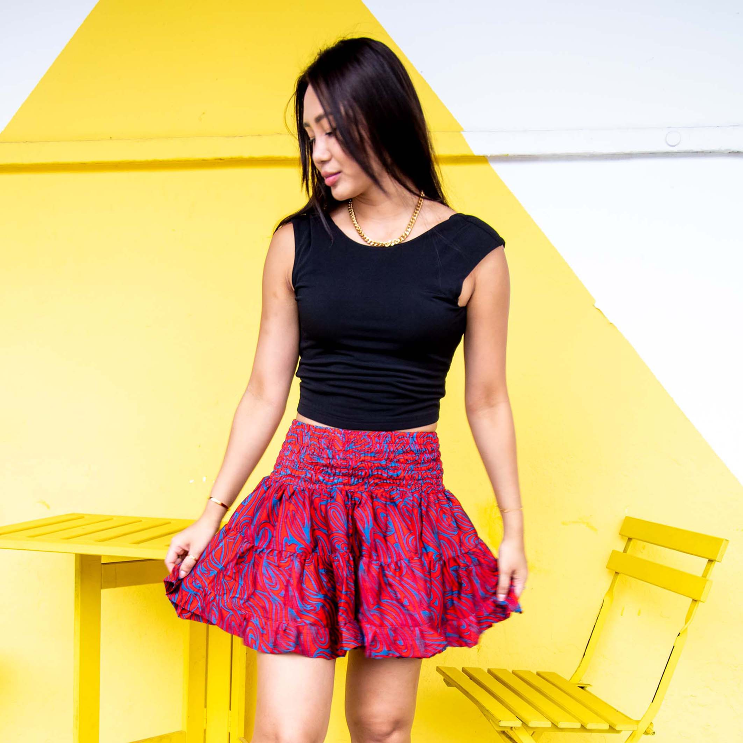 Upcycled Short Skirts
