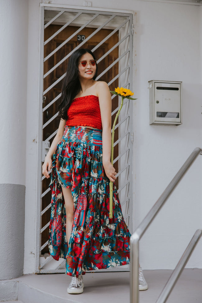 La Vacanza Top & Skirt Set