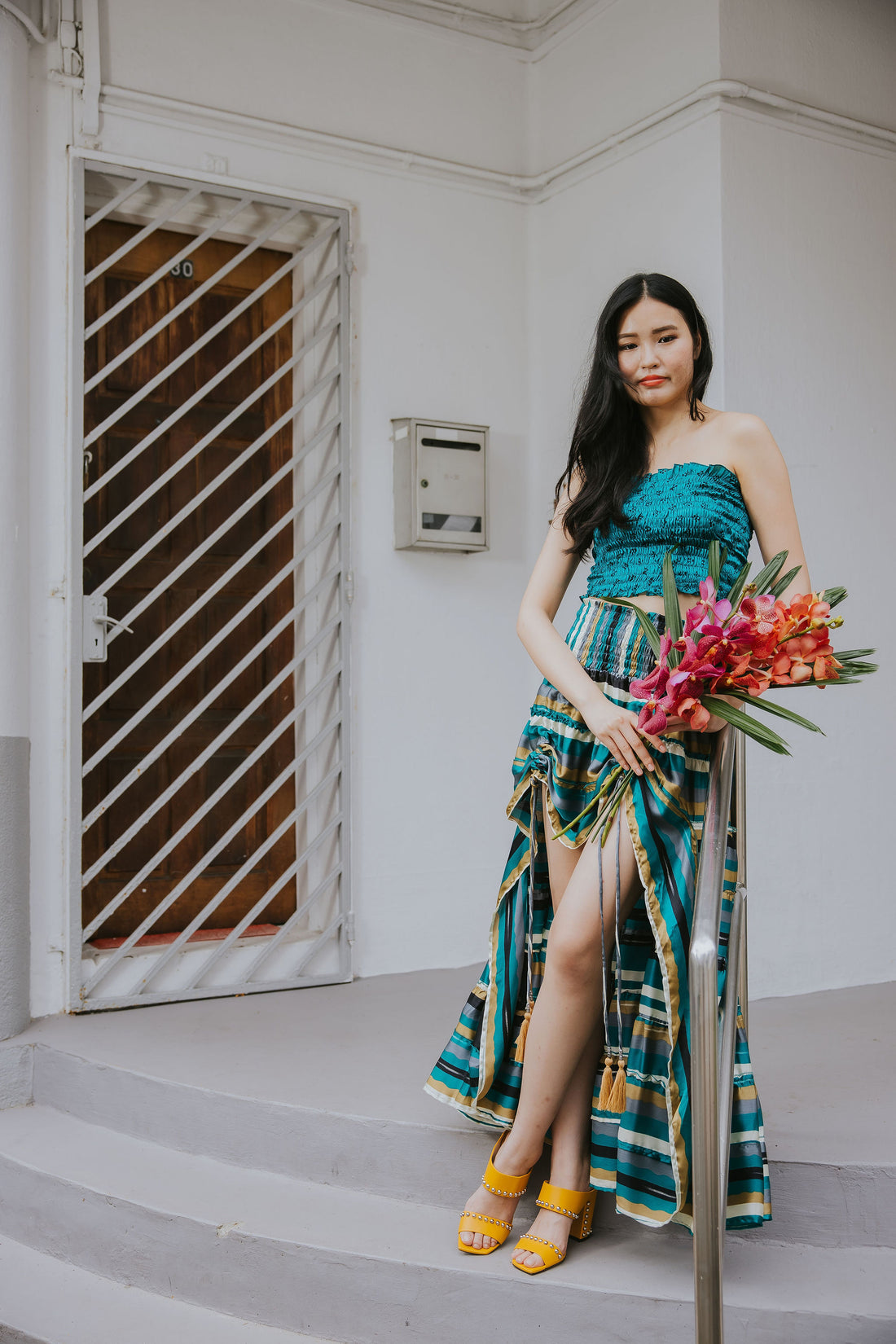 La Vacanza Top & Skirt Set