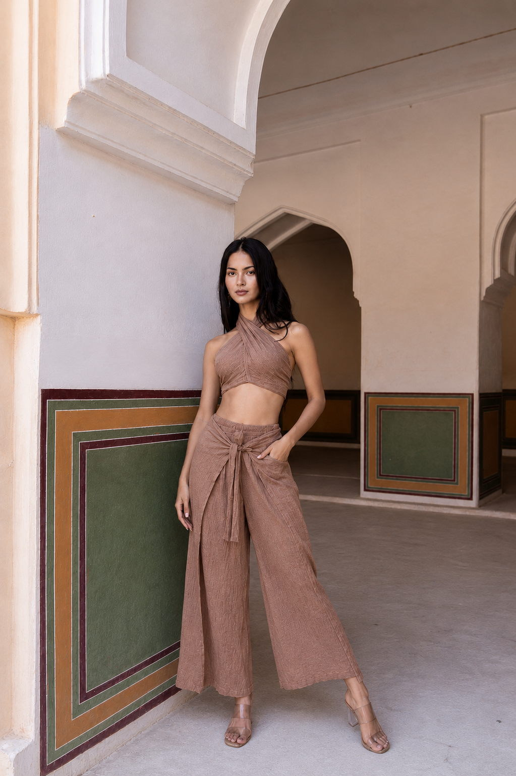 Crinkled Rayon Set