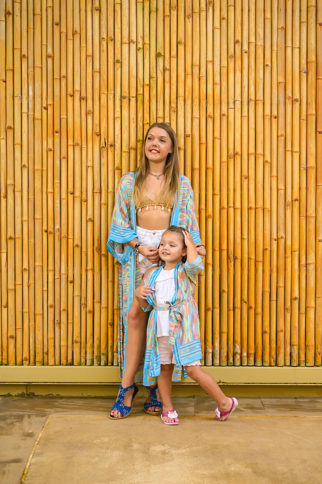 Mamma Mia Kimono Set (Blue)