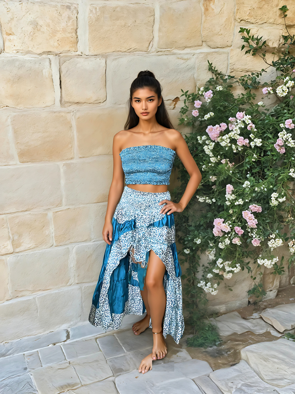 La Vacanza Top & Skirt Set