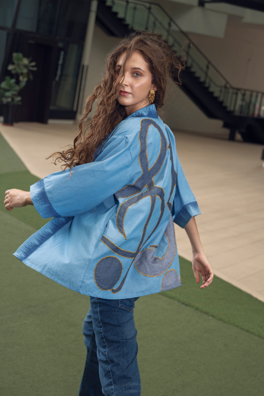 Freedom & Music Kimono - Short