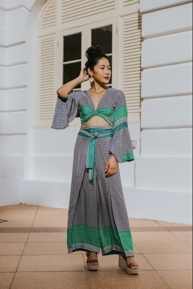 Crop Top & Pants Set (Offline)