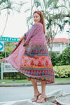 UPCYCLED SAREE KIMONO