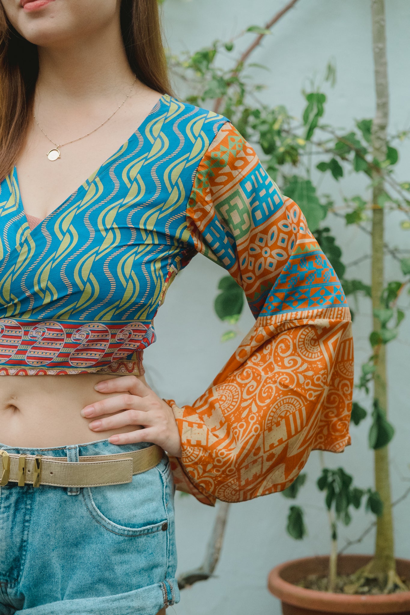 UPCYCLED CROP TOP