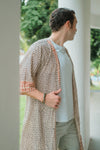 Long Woodblock Kimono