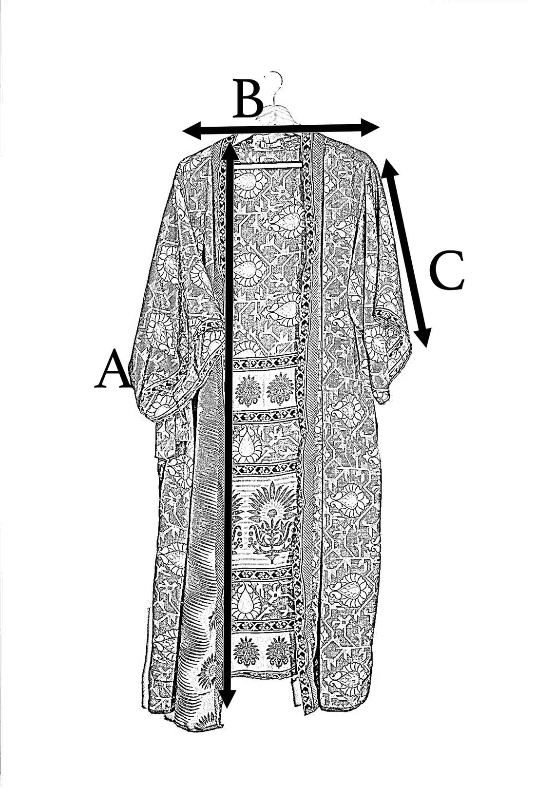 UPCYCLED SAREE KIMONO
