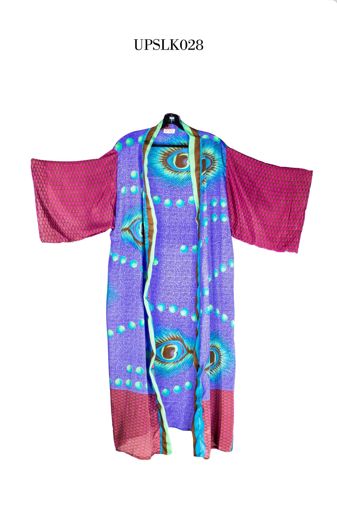 UPCYCLED SAREE KIMONO