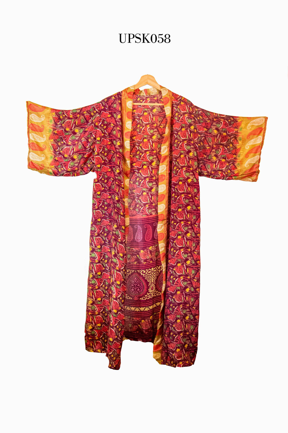 UPCYCLED SAREE KIMONO