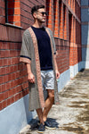 Long Woodblock Kimono