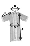Long Woodblock Kimono